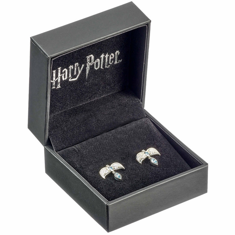 Harry Potter Sterling Silver Diadem Crystal Stud Earrings, alternate view