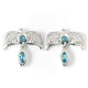 Harry Potter Sterling Silver Diadem Crystal Stud Earrings