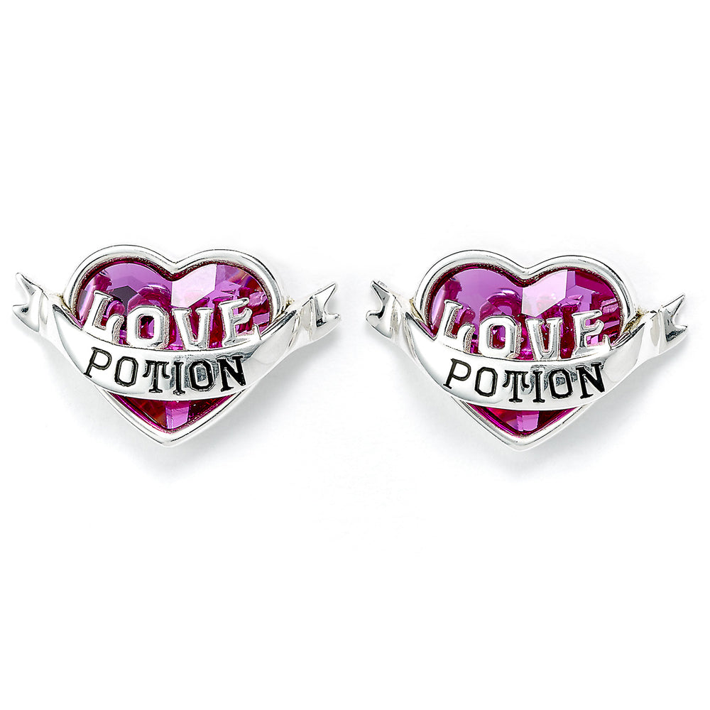 Harry Potter Sterling Silver Crystal Earrings Love Potion