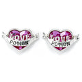Harry Potter Sterling Silver Love Potion Crystal Stud Earrings collectible from Infinity Collectibles 2026