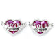 Harry Potter Sterling Silver Love Potion Crystal Stud Earrings