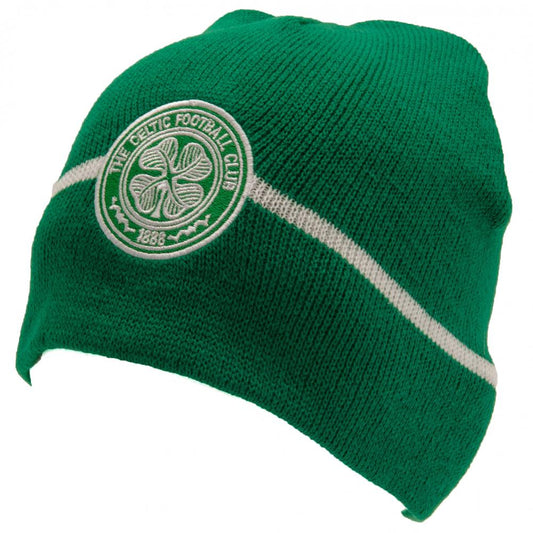 Celtic FC Fan Bundle - Celtic FC Stripe Beanie