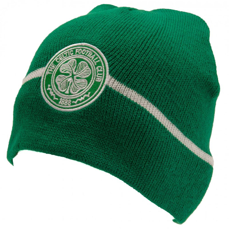 Celtic FC Fan Bundle - Celtic FC Stripe Beanie
