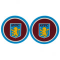 Aston Villa FC 2pk Coaster Set, close-up detail
