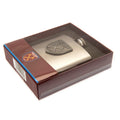 West Ham United FC Hip Flask, side angle