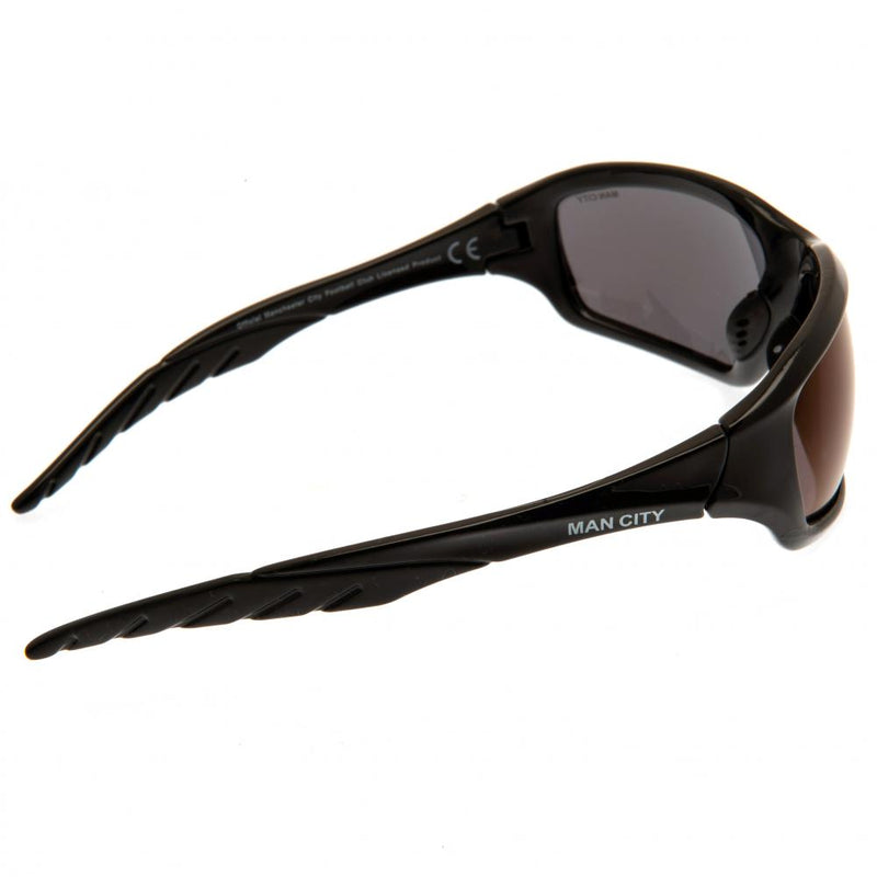 Manchester City FC Sunglasses Adult Sports Wrap, side angle