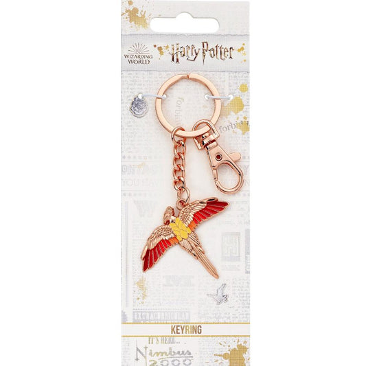 Harry Potter Charm Keyring Fawkes, alternate view
