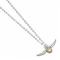 Harry Potter Silver Plated Golden Snitch Necklace, alternate view