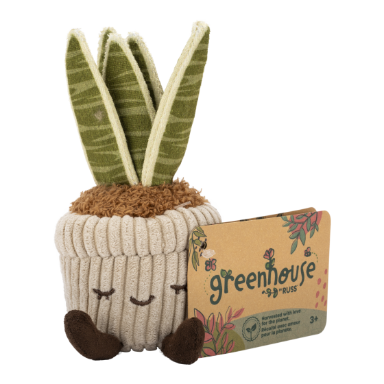 Plush - 6in Greenhouse Corduroy Plants Recycled