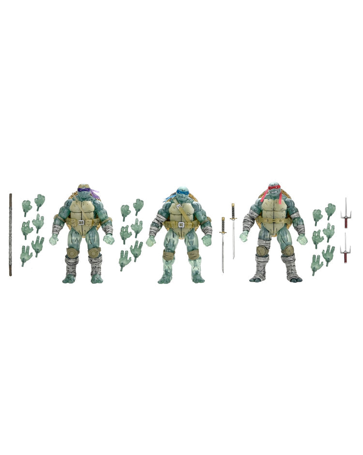 TMNT Comic The Last Ronin: Ghost Brothers 3 Piece Teenage Mutant Ninja Turtles 7 Scale Action Figures