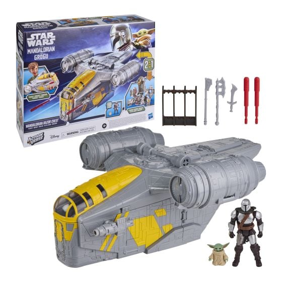 Star Wars ActionVerse Mandalorian Razor Crest Playset
