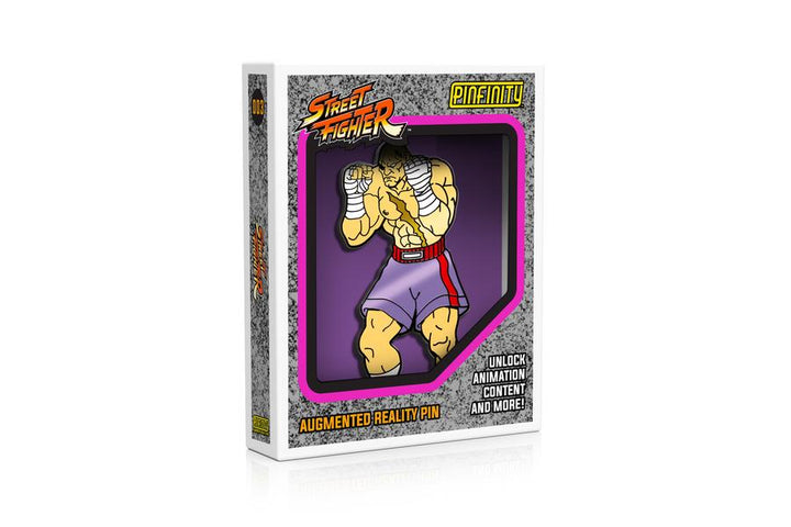 Pinfinity Sagat Street Fighter AR Pin