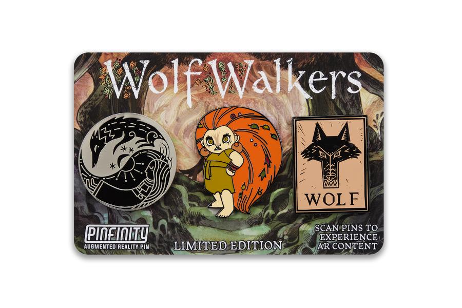 Pinfinity Wolfwalkers Trio Set Wolfwalkers AR Limited Edition Pin Set