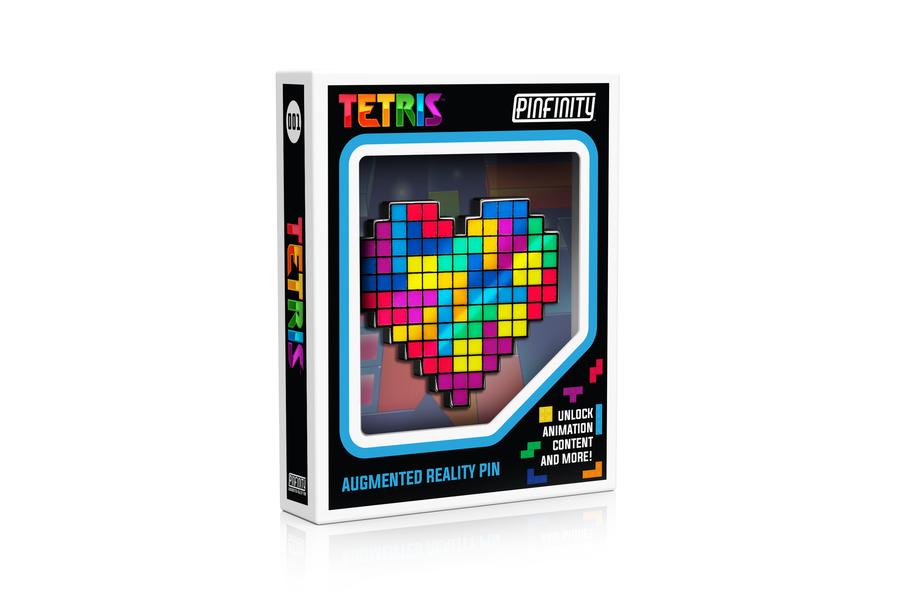 Tetris I Heart Tetris AR Pin Video Game Collectible