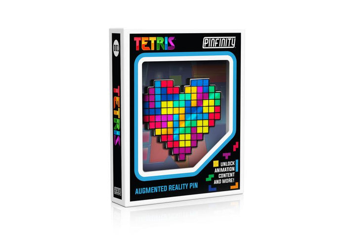 Tetris I Heart Tetris AR Pin Video Game Collectible