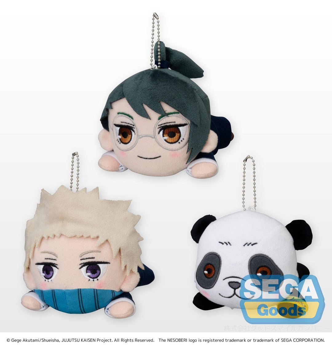 Jujutsu Kaisen – Maki Zen’in, Toge Inumaki & Panda – Jujutsu Kaisen 0: The Movie – NESOBERI MP Plush Vol. 2