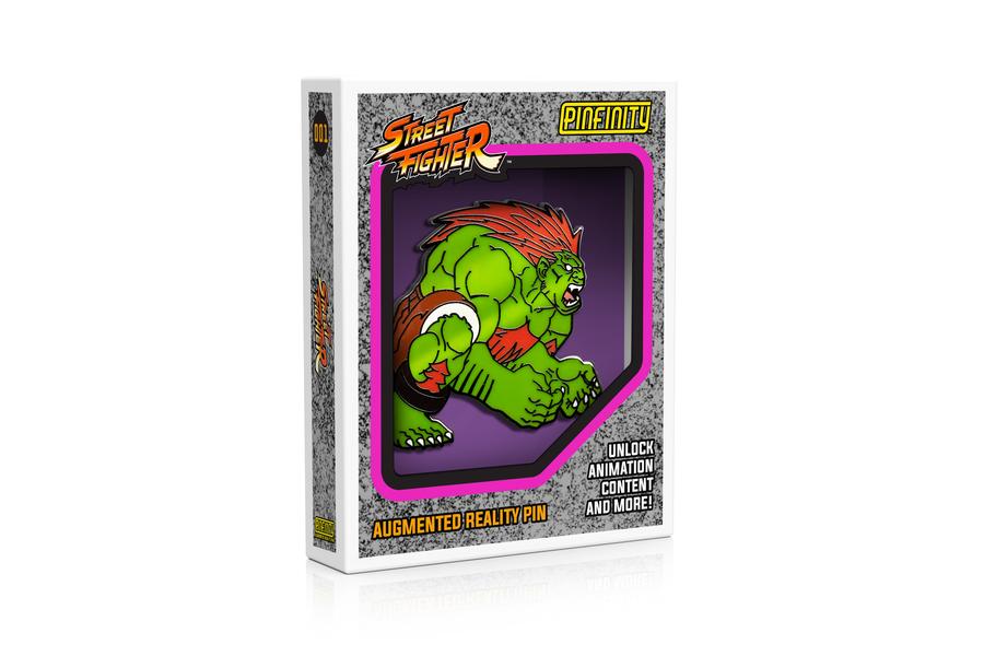 Street Fighter Blanka Video Game AR Pin