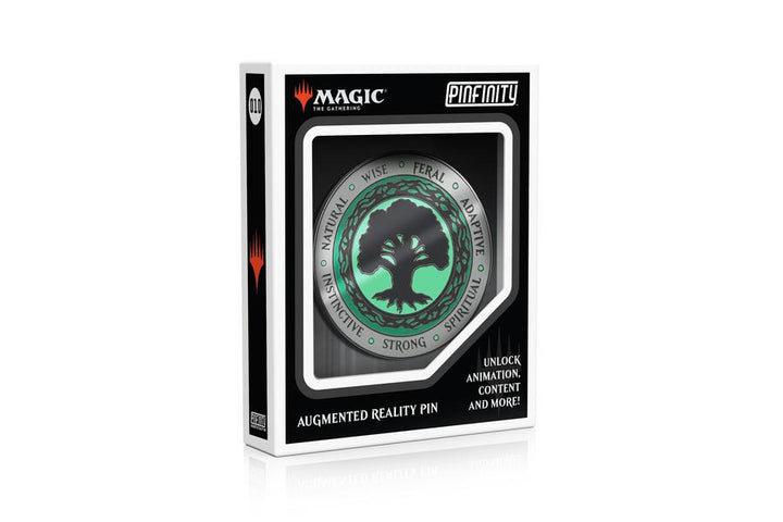 Pinfinity Green Mana Crest Magic The Gathering AR Pin