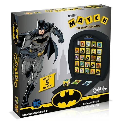 Batman DC Comics Funko Top Trumps Match Crazy Cube Game