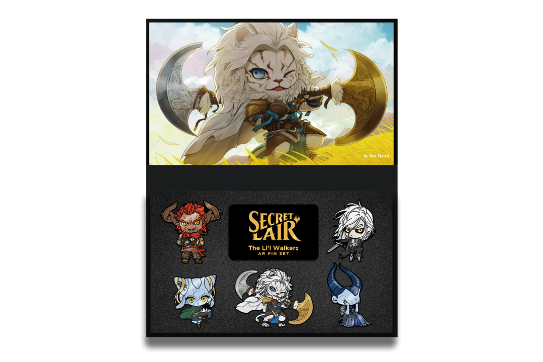 Magic The Gathering Tamiyo, Ashiok, Sorin, Angrath & Ajani Secret Lair Li’l Walkers AR Pin Se