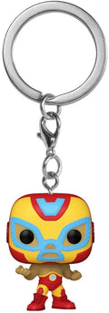 Luchadores Marvel's Iron Man Funko POP! Vinyl Figure Keychain collectible from Pavilion Vendor