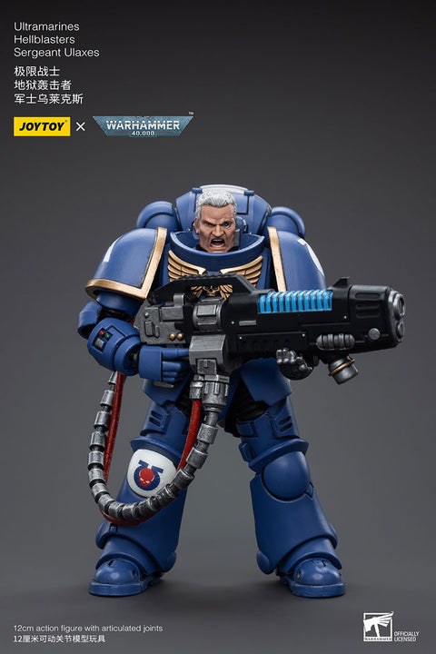 Warhammer 40K 1/18 Scale Ultramarines Hellblasters Sergeant Ulaxes