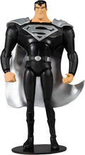 Superman Black Suit Animated Series DC Multiverse McFarlane Toys 7" Action Figure