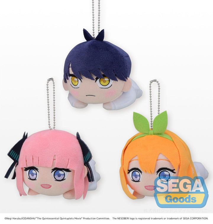 SEGA Ichika/Nino/Miku/Yotsuba/Itsuki The Quintessential Quintuplets Movie NESOBERI Bride Ver. MP Plush (Vol.1, Random)