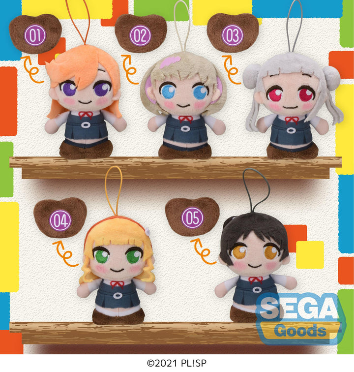 Love Live! Superstar!! Kanon, Keke, Chisato, Sumire & Ren Love Live! Superstar!! Moipon MP Plush Keychain