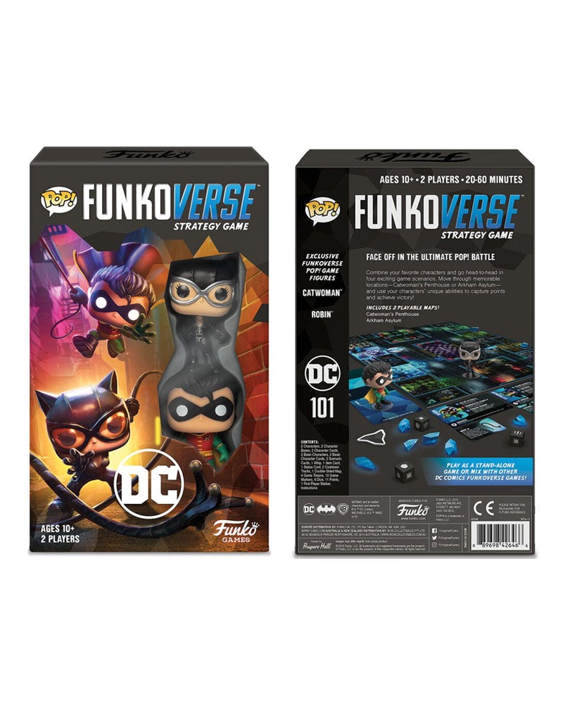 Funko Catwoman & Robin DC Comics Funkoverse Strategy Game Expansion 2-Pack