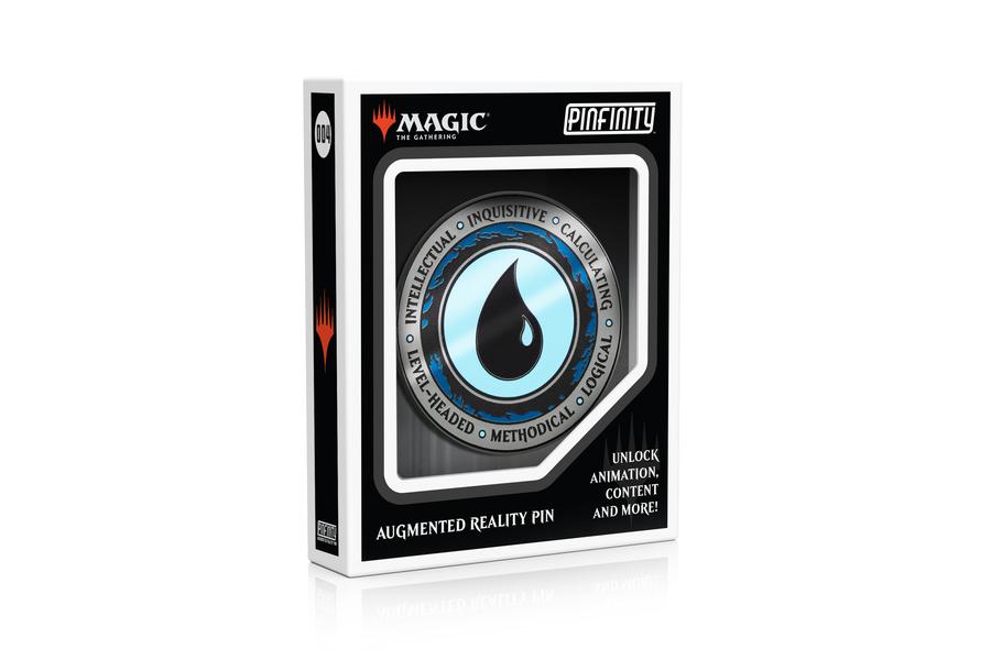 Pinfinity Blue Mana Crest Magic The Gathering AR Pin