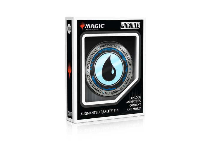 Pinfinity Blue Mana Crest Magic The Gathering AR Pin