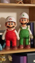 The Super Mario Galaxy Movie - 15" Posable Plush - Fire Mario - Image