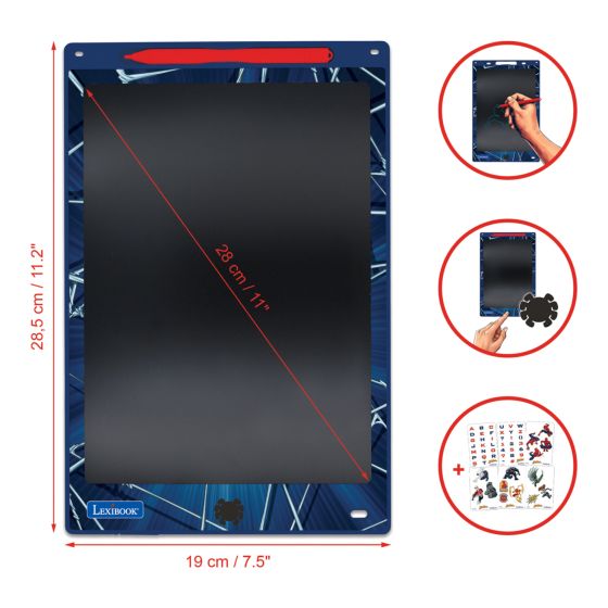 Spider-Man 11’’ Multicolour E-ink Tablet With Stencils