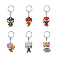 Pop! Keychain - Justice League & Sonic 12 Pieces in PDQ, alternate view