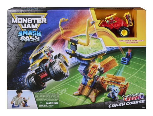 Monster Jam 1:64 Smash N Bash Feature Playset