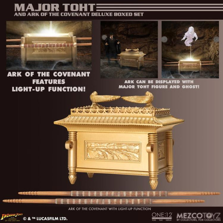 Raiders of the Lost Ark Mezco One:12 Collective Major Arnold Toht Deluxe Boxed Set
