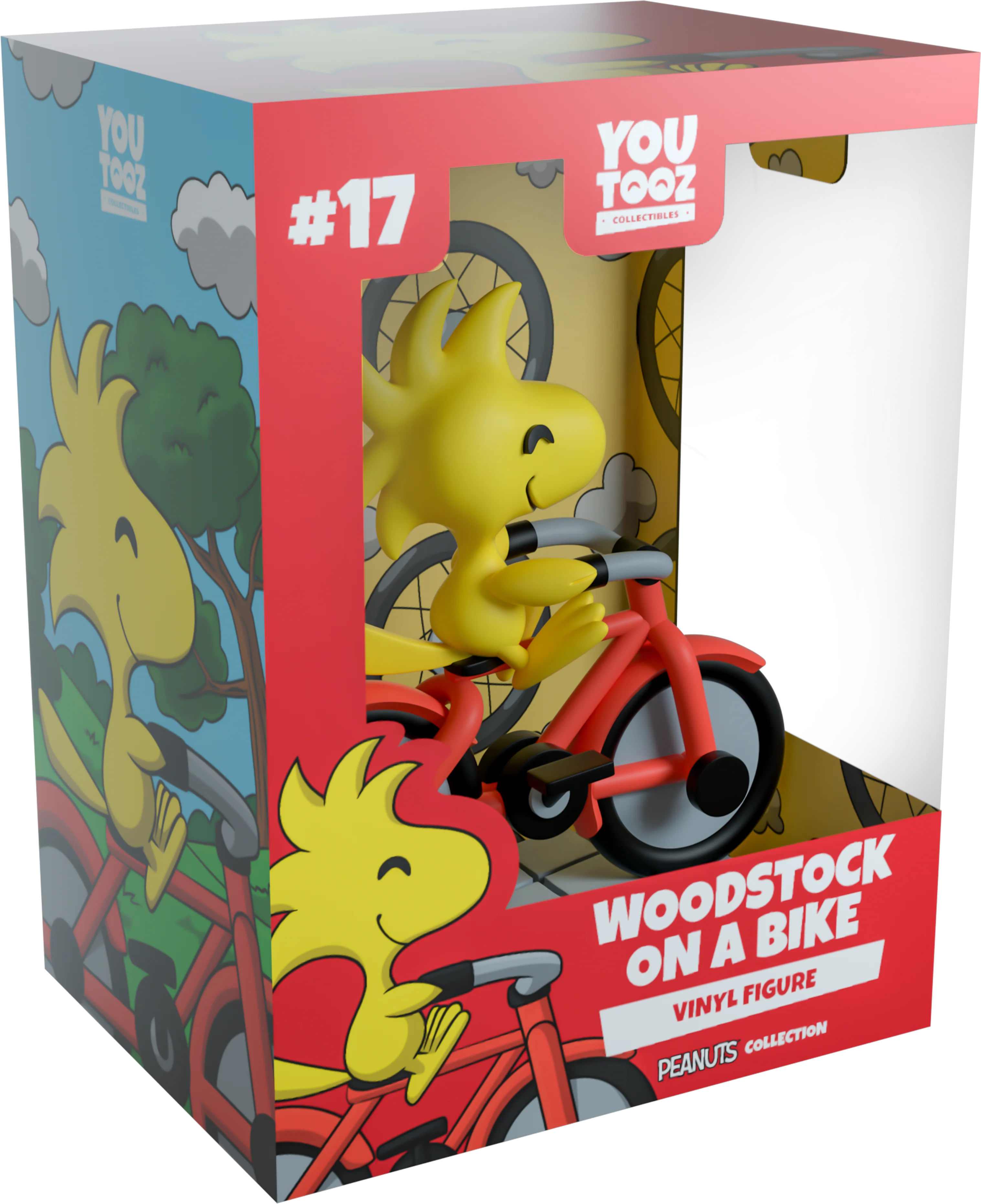 Youtooz Peanuts Woodstock On A Bike Figure