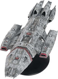 Battlestar Valkyrie Diecast Model Ship (Battlestar Galactica / Eaglemoss), side angle