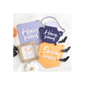 Pink Trick or Treat Wooden Frame Sign