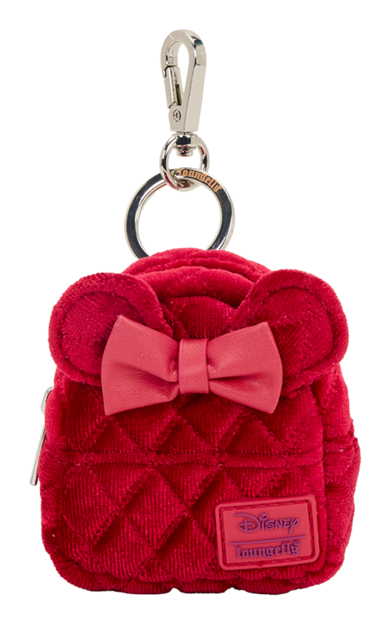 Loungefly - Minnie Glitter Bag Charms, side angle