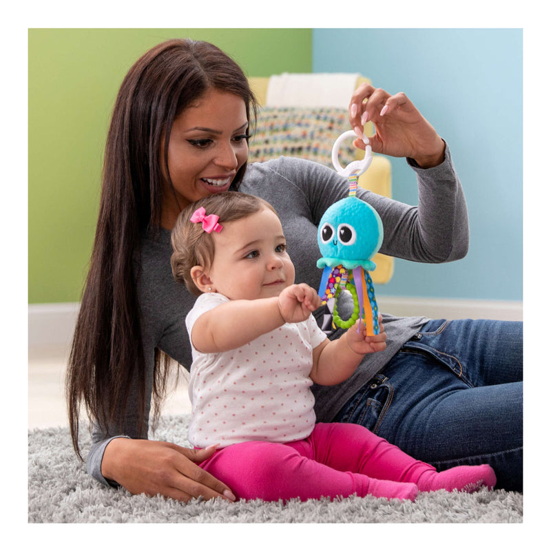Lamaze Mini Clip and Go Sprinkles the Jellyfish Baby Toy