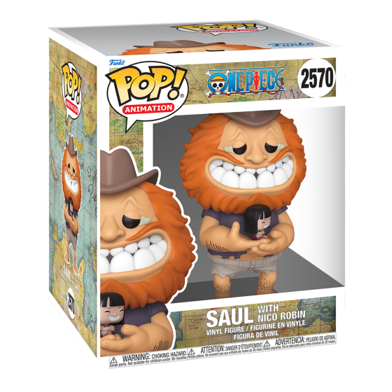 Pop! Super - One Piece - Saul with Nico Robin