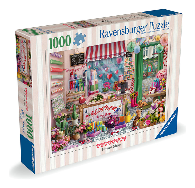 Blossoms Flower Shop 1000 Piece Jigsaw Puzzle