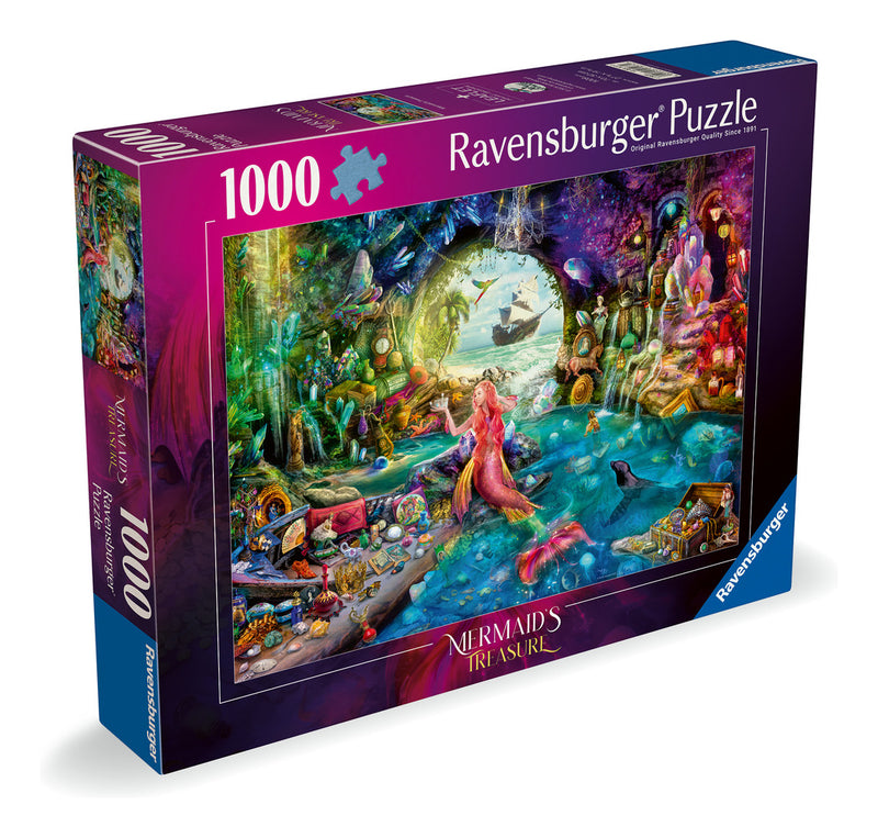 Mermaids Treasure 1000 Piece Jigsaw Puzzle