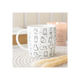 White Happy Cat Print Mug