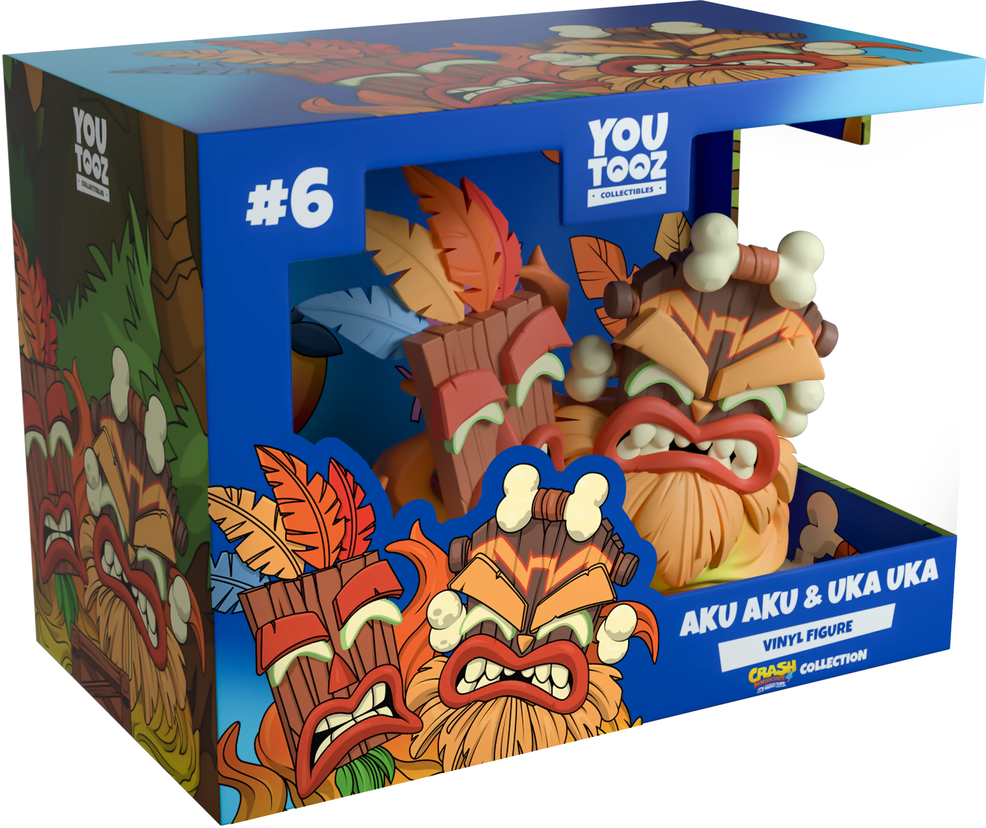 Youtooz Crash Bandicoot Aku Aku & Uka Uka Figure