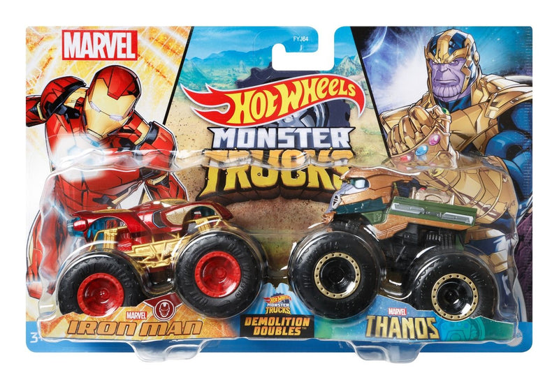 Hot Wheels Monster Trucks 1.64 Scale 2-Pack - Image