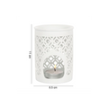 Matte Lattice Cut Oil Burner