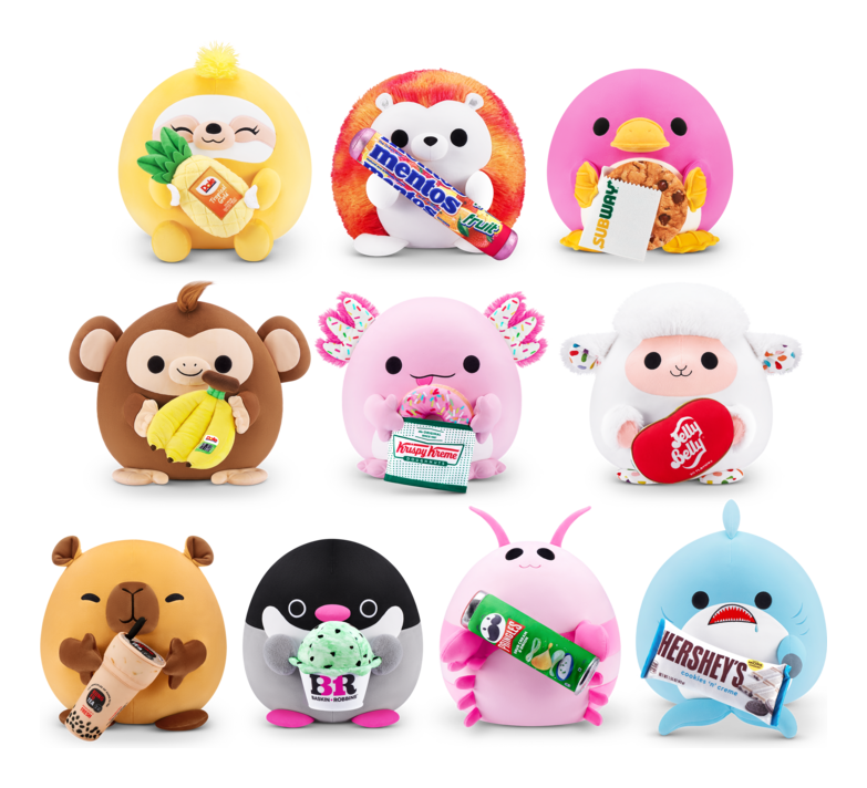 Snackles 14in Plush - Shrimp & Pringles - Image